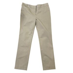 J. Crew Trousers Dress Pants Sz. 8 Tan Two Front Pockets‎ Casual Business
